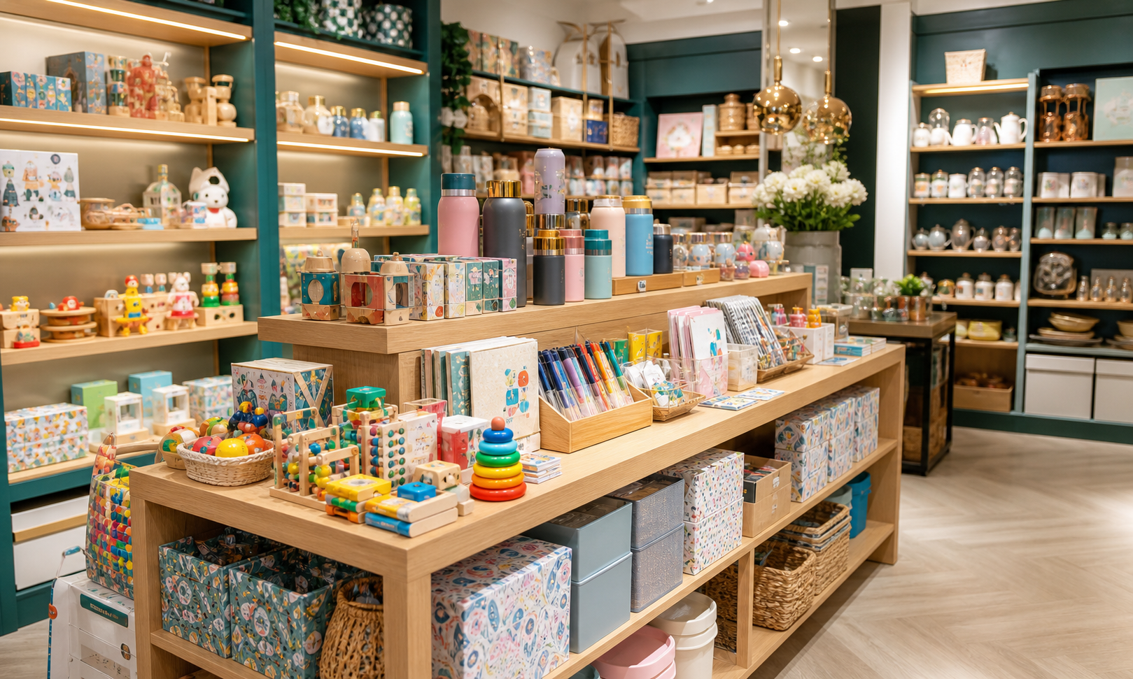 Variedad de productos útiles y creativos en Peyton Store